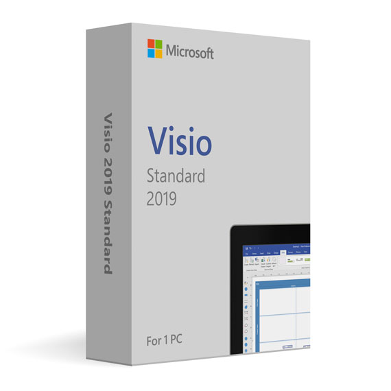 Microsoft Visio Standard 2019 voor Windows